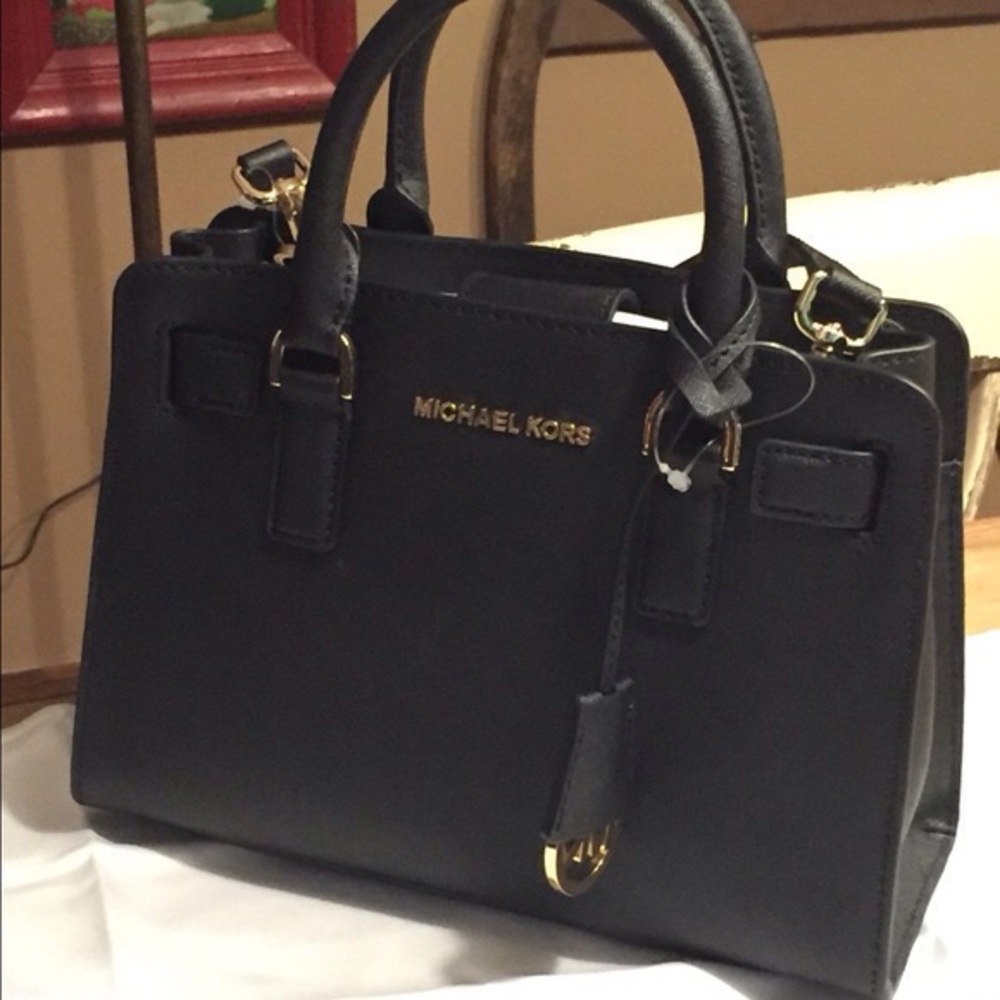 PRICE REDUCED Michael Kors Black Dillon Satchel